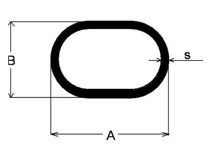 tubolari sezioni ovale